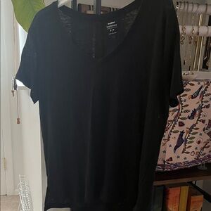 Old Navy Classic Black Short Sleeve Tee